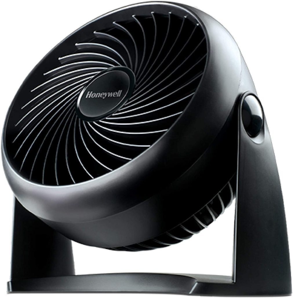 best fast fans for desk, best desk fans, Honeywell HT-900 TurboForce Air Circulator Fan Black, Small